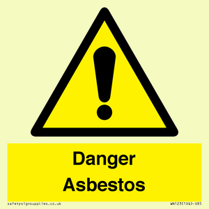 WN123: danger asbestos