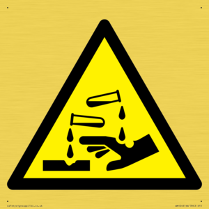WN124: W023 Warning: Corrosive substance
