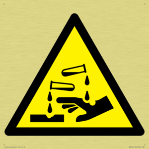 WN124: W023 Warning: Corrosive substance