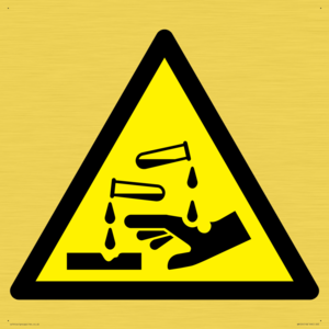 WN124: W023 Warning: Corrosive substance