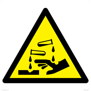 WN124: W023 Warning: Corrosive substance
