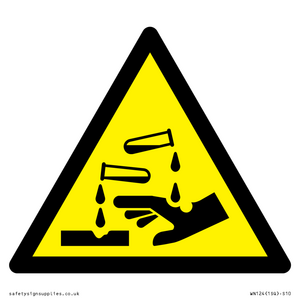 WN124: W023 Warning: Corrosive substance