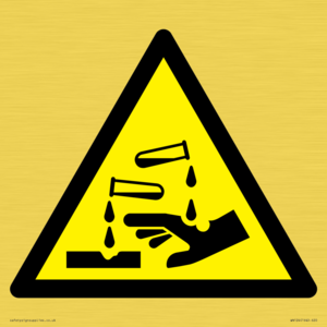 WN124: W023 Warning: Corrosive substance