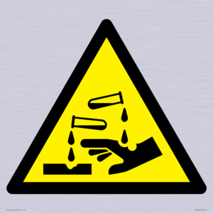 WN124: W023 Warning: Corrosive substance
