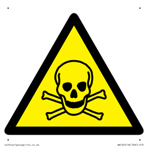 WN126: W016 Warning: Toxic material
