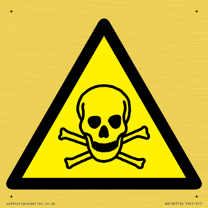 WN126: W016 Warning: Toxic material