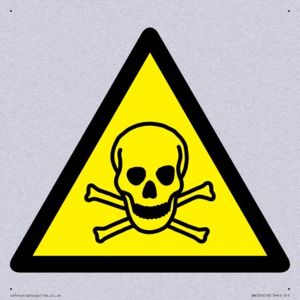 WN126: W016 Warning: Toxic material