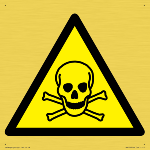 WN126: W016 Warning: Toxic material