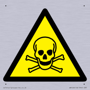 WN126: W016 Warning: Toxic material