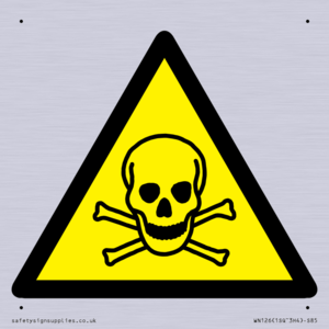 WN126: W016 Warning: Toxic material