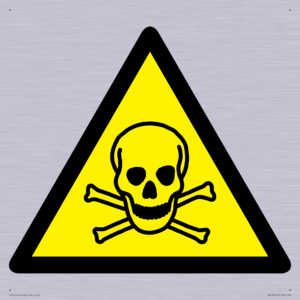 WN126: W016 Warning: Toxic material