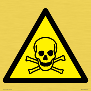 WN126: W016 Warning: Toxic material