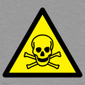 WN126: W016 Warning: Toxic material