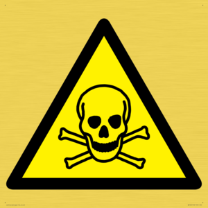 WN126: W016 Warning: Toxic material