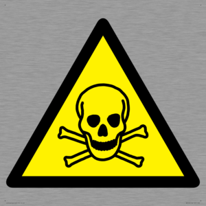 WN126: W016 Warning: Toxic material