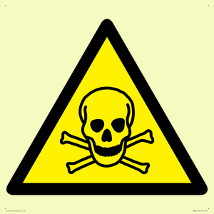 WN126: W016 Warning: Toxic material