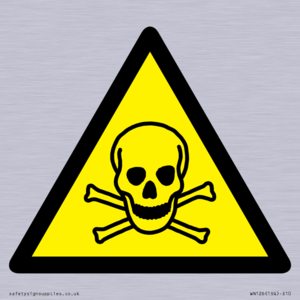 WN126: W016 Warning: Toxic material