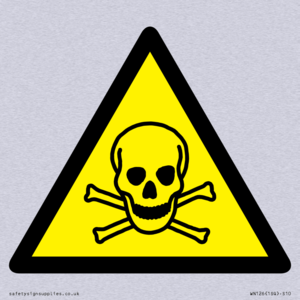 WN126: W016 Warning: Toxic material