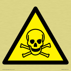 WN126: W016 Warning: Toxic material