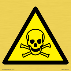 WN126: W016 Warning: Toxic material