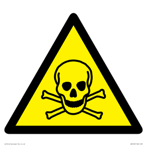 WN126: W016 Warning: Toxic material