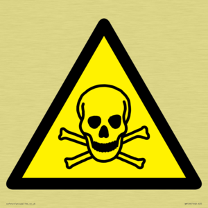 WN126: W016 Warning: Toxic material