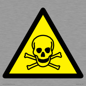 WN126: W016 Warning: Toxic material