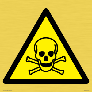 WN126: W016 Warning: Toxic material