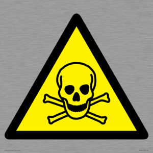 WN126: W016 Warning: Toxic material