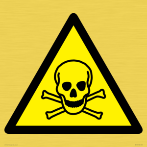 WN126: W016 Warning: Toxic material
