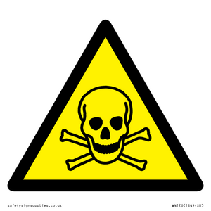 WN126: W016 Warning: Toxic material