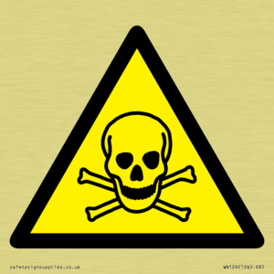 WN126: W016 Warning: Toxic material