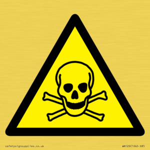 WN126: W016 Warning: Toxic material