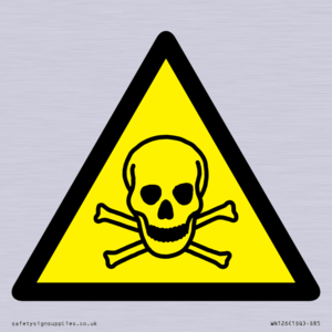 WN126: W016 Warning: Toxic material