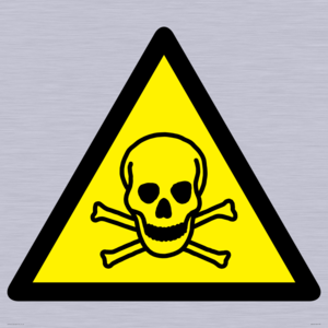 WN126: W016 Warning: Toxic material