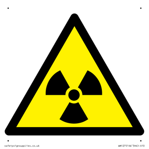 WN127: W003 Warning: Radioactive material or ionizing radiation