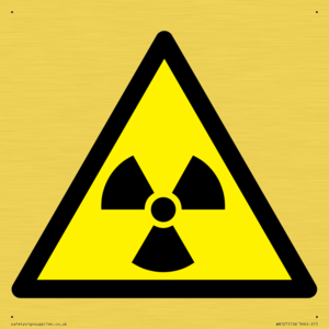 WN127: W003 Warning: Radioactive material or ionizing radiation