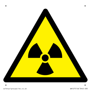 WN127: W003 Warning: Radioactive material or ionizing radiation
