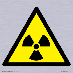 WN127: W003 Warning: Radioactive material or ionizing radiation