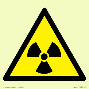 WN127: W003 Warning: Radioactive material or ionizing radiation