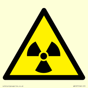 WN127: W003 Warning: Radioactive material or ionizing radiation