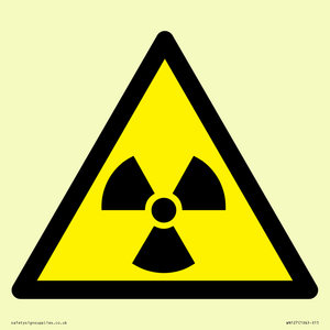 WN127: W003 Warning: Radioactive material or ionizing radiation
