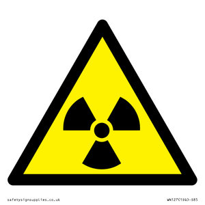 WN127: W003 Warning: Radioactive material or ionizing radiation