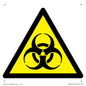 WN129: W009 Warning: Biological hazard