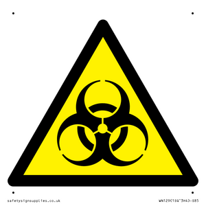 WN129: W009 Warning: Biological hazard