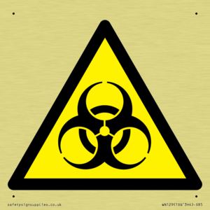 WN129: W009 Warning: Biological hazard