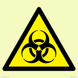 WN129: W009 Warning: Biological hazard