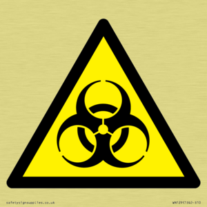 WN129: W009 Warning: Biological hazard