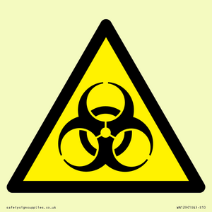 WN129: W009 Warning: Biological hazard