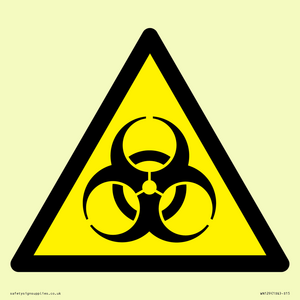 WN129: W009 Warning: Biological hazard